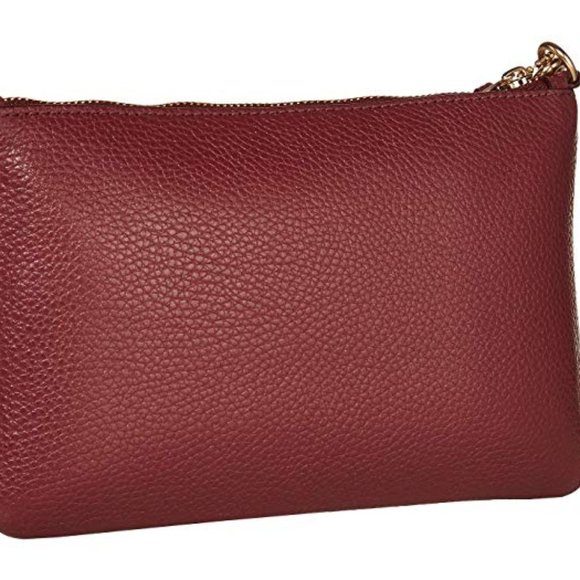 Coach NWT Polished Pebble Leather Wristlet - Picture 3 of 5
